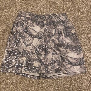 lululemon athletica Black and Gray Athletic Shorts